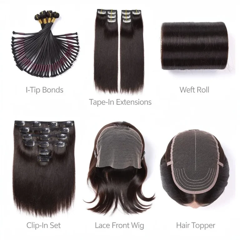 All Hair Extension Types Explained — Wholesale Buyer Guide 2026