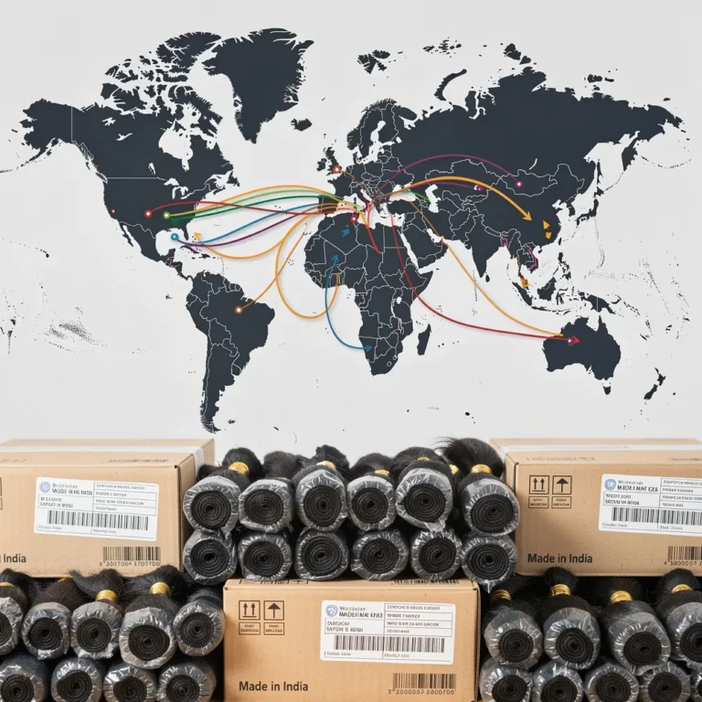 Indian Hair Extension Export Statistics 2026 — Market Data for Buyers