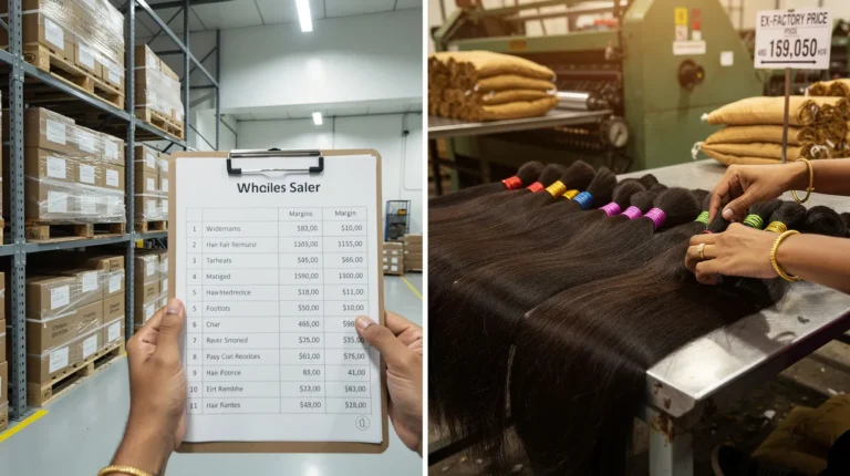 Human Hair Extensions Wholesale India — Direct Factory Sourcing [2026]