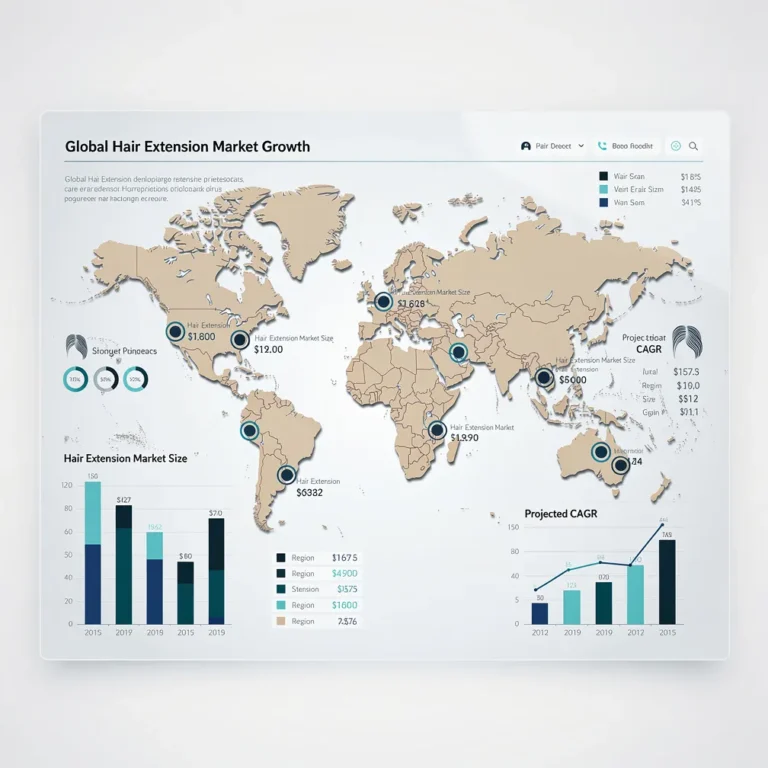 Hair Extension Industry Statistics 2026 — Global Market Size and Trends