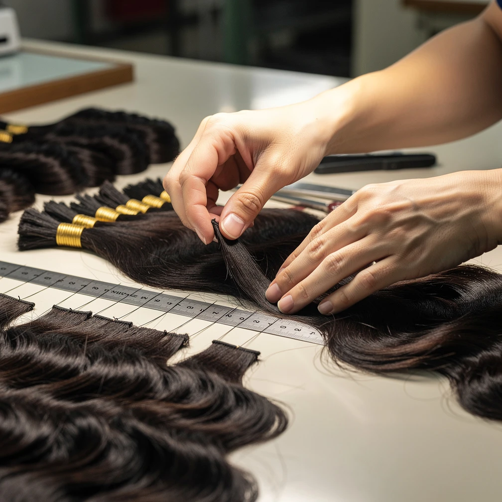Hair sorting area
