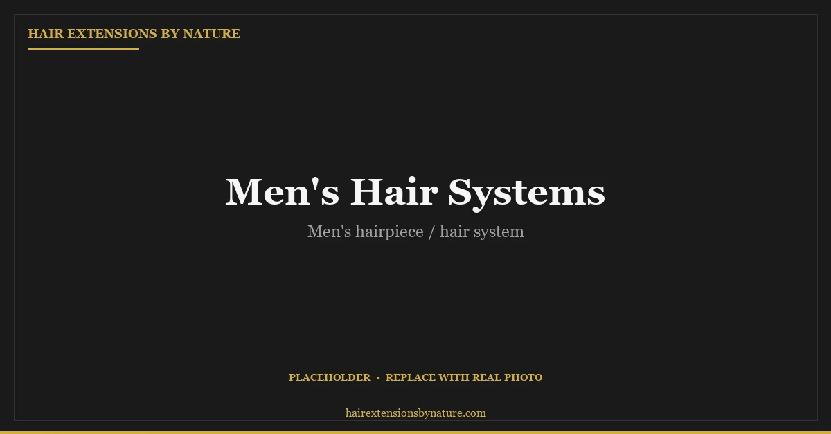 Men's Hair Systems