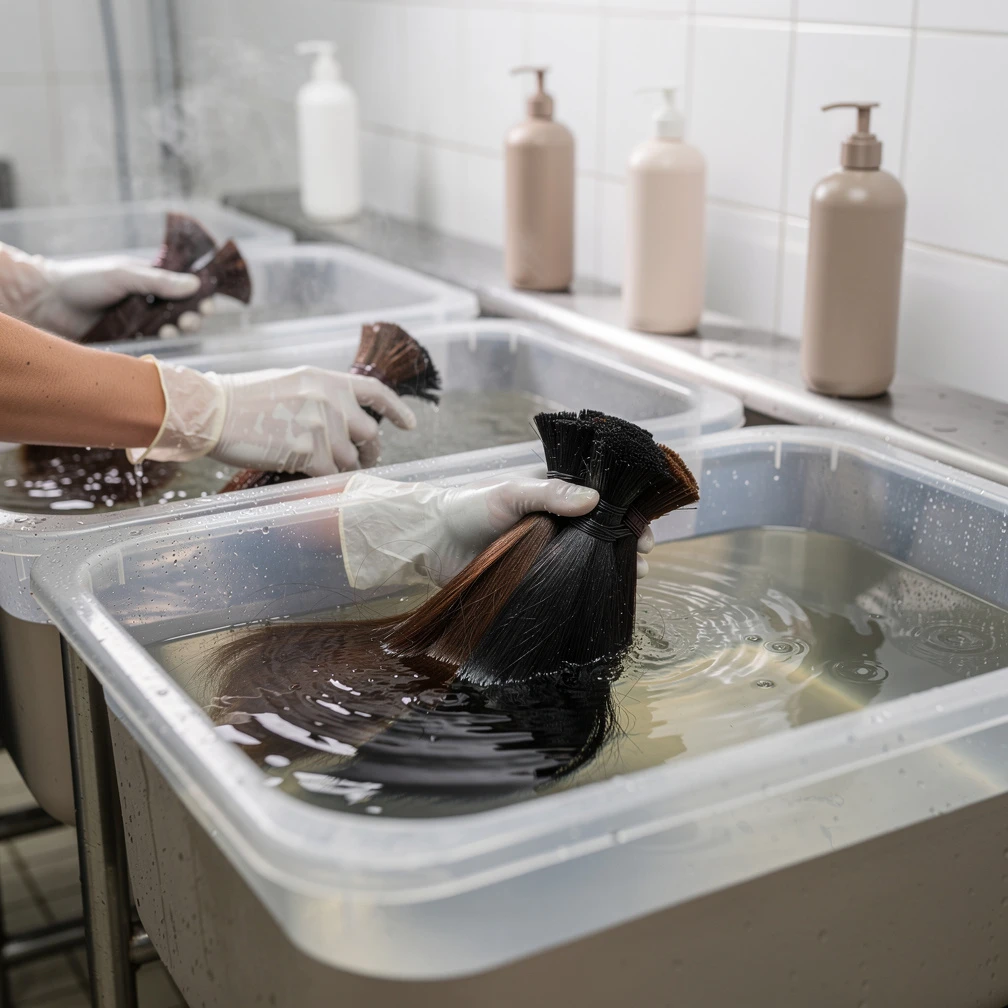 Gentle Cleaning & Conditioning &mdash; HEBN process step 03