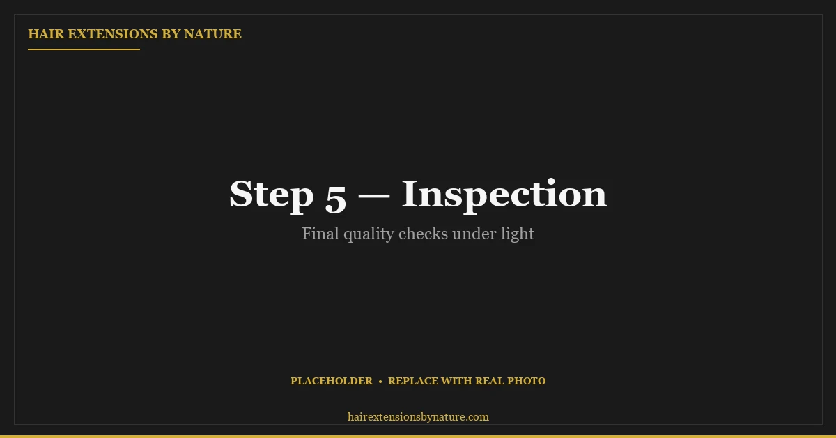Step 5 — Inspection